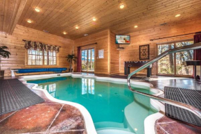 Luxurious 6 bed, 6 bath with indoor pool, pool table and sweeping views!